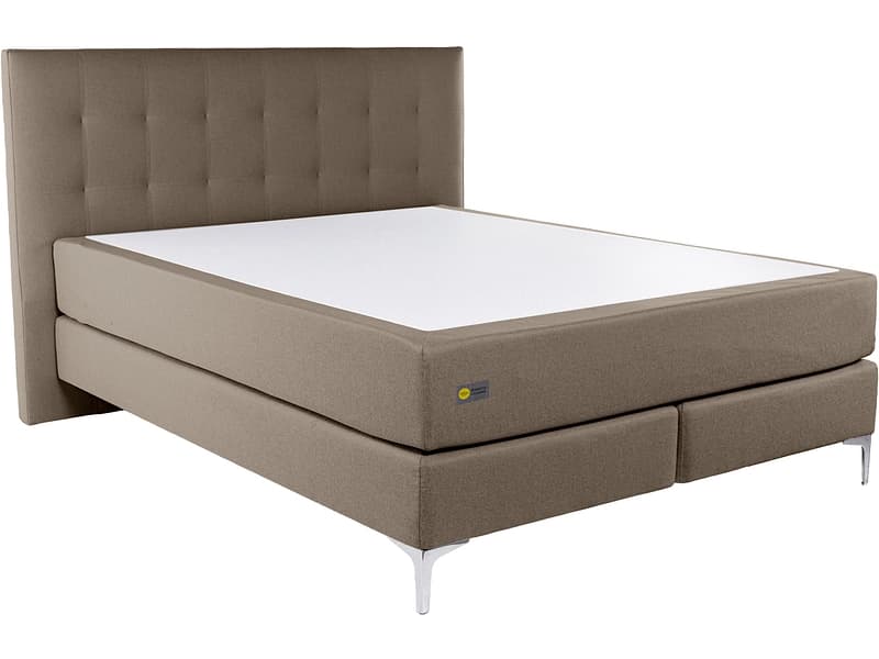 Boxspringbett RELAX BY BICO CHARLOTTE braun 160x200cm fest