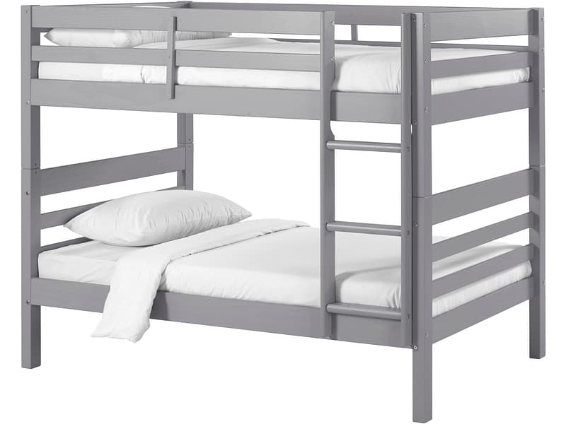 Hochbett NIVIO 90x200cm grau