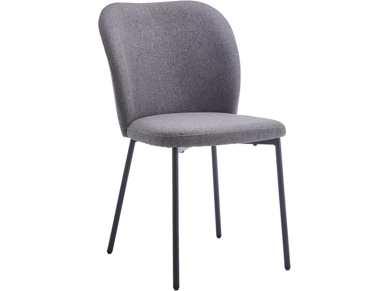 Stuhl MARIA Stoff grau