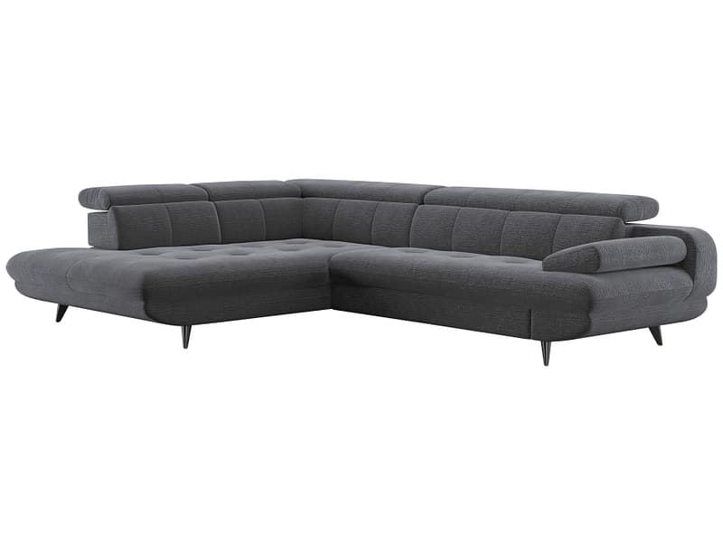 Ecksofa SWISS HOME STYLE LIBRA Stoff anthrazit