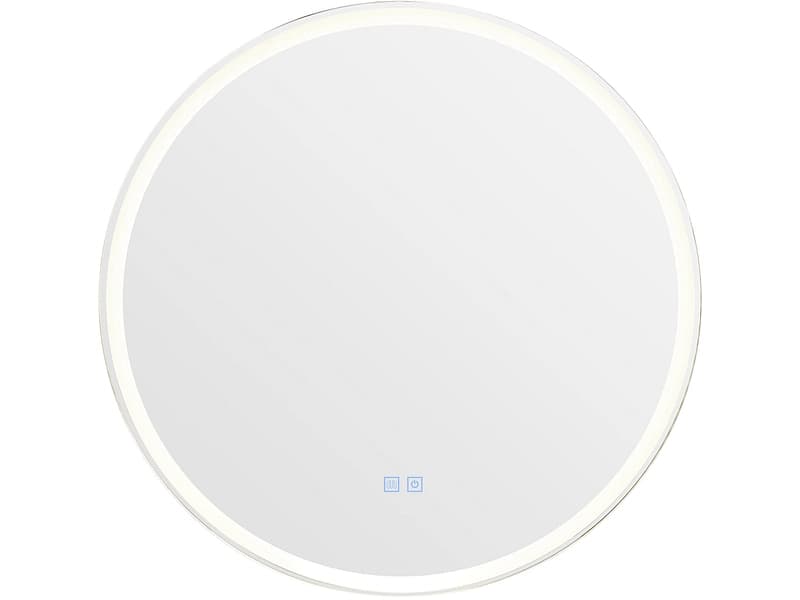 LED-Spiegel rund YANN 70x2.5cm silver