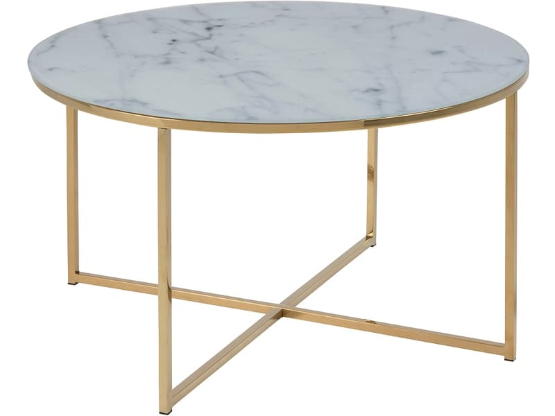 Couchtish ALISMA 80x80x45cm weiss