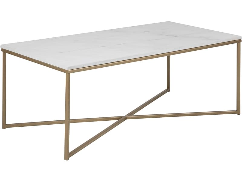 Couchtish ALISMA 120x60x46cm weiss