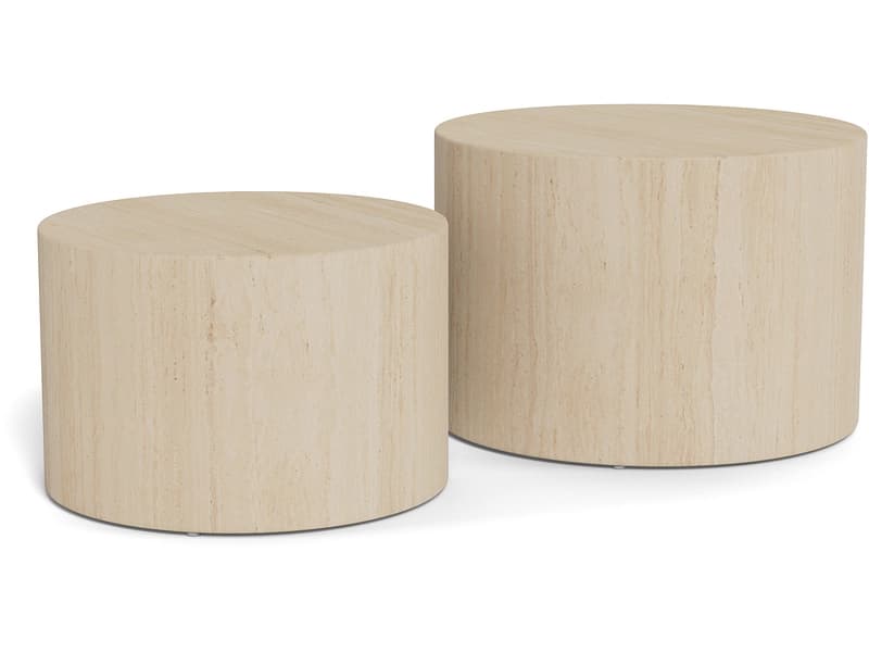 Set für Couchtische DICE 58x58x40cm beige