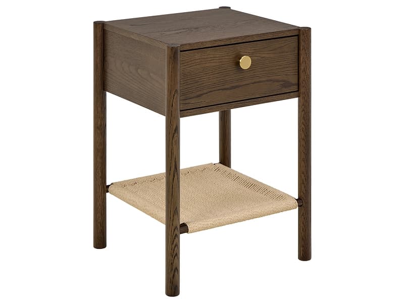 Nachttisch MONFORT 1 Schublade 40x43.5x60cm eiche dunkel eiche furniert
