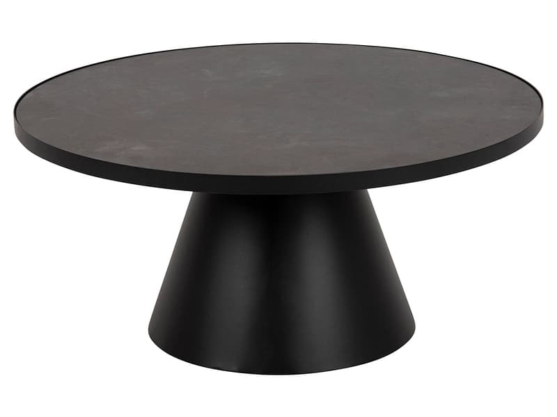 Couchtish SOLI 85.7x85.7x40cm schwarz