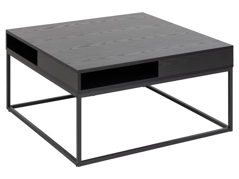 Couchtish WILLFORD 80x80x40cm schwarz