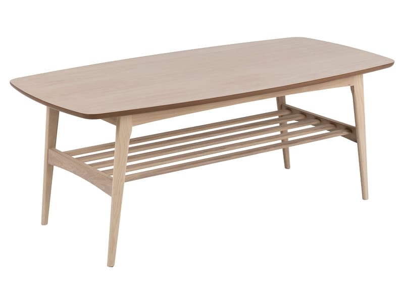 Couchtish WOODSTOCK 120x60x47cm eiche gebleicht