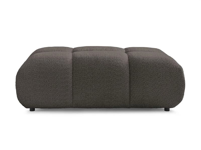 Hocker BOBOCHIC ALYA 82x122x43cm boucle-stoff rotbraun