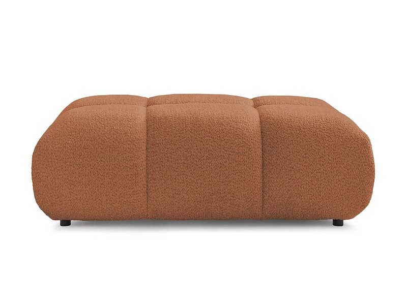 Hocker BOBOCHIC ALYA 82x122x43cm boucle-stoff orange