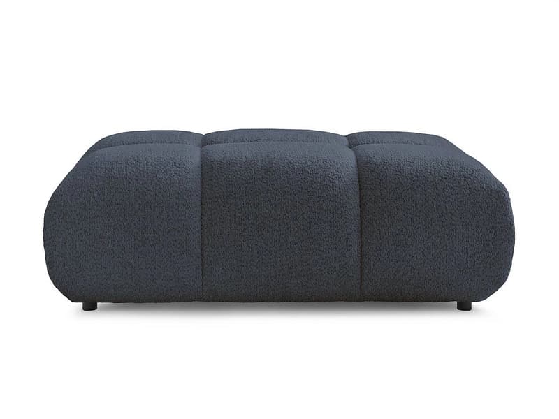 Hocker BOBOCHIC ALYA 82x122x43cm boucle-stoff dunkelblau