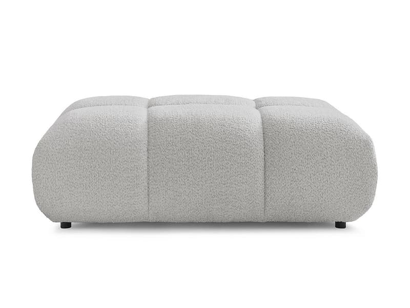 Hocker BOBOCHIC ALYA 82x122x43cm boucle-stoff hellgrau