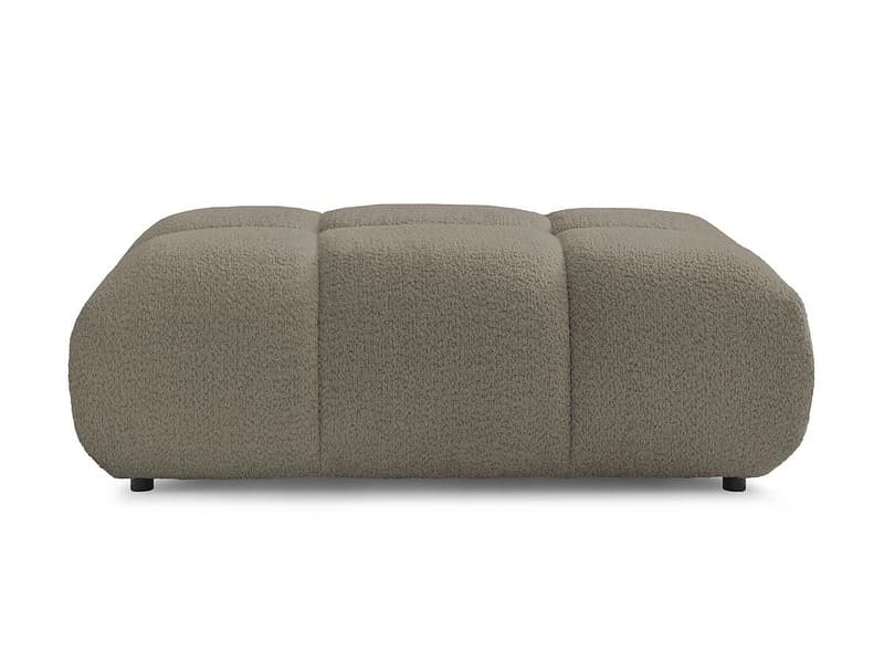 Hocker BOBOCHIC ALYA 82x122x43cm boucle-stoff taupe