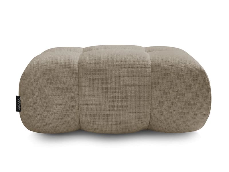 Sitzsack BOBOCHIC IVANE 78x105x46cm stoff mit textur taupe