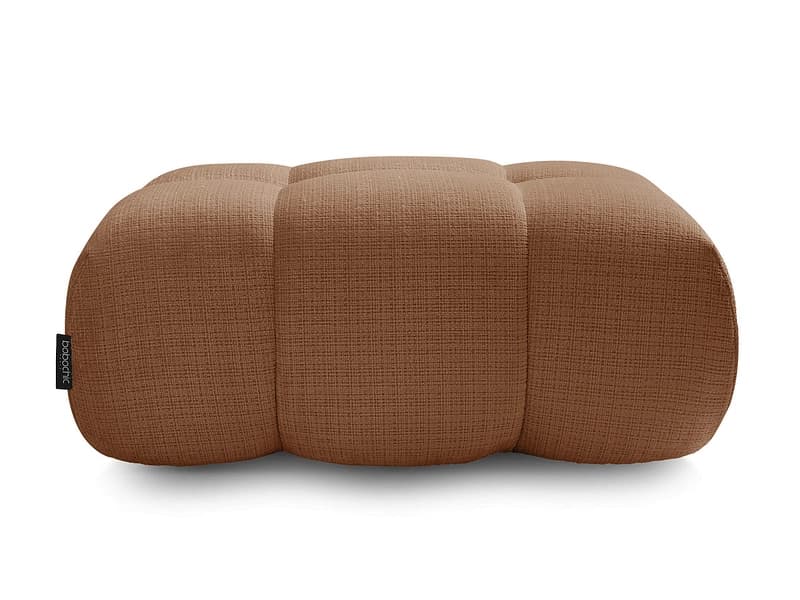 Sitzsack BOBOCHIC IVANE 78x105x46cm stoff mit textur orange