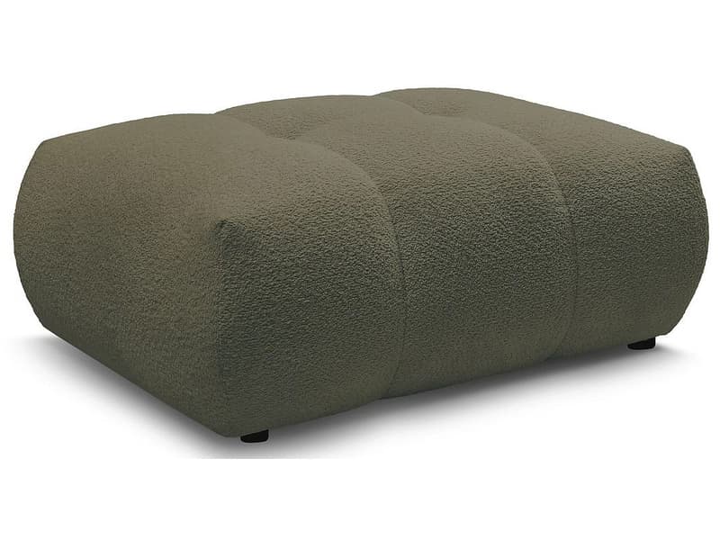 Hocker BOBOCHIC FUJI 80x112x44cm boucle-stoff grün