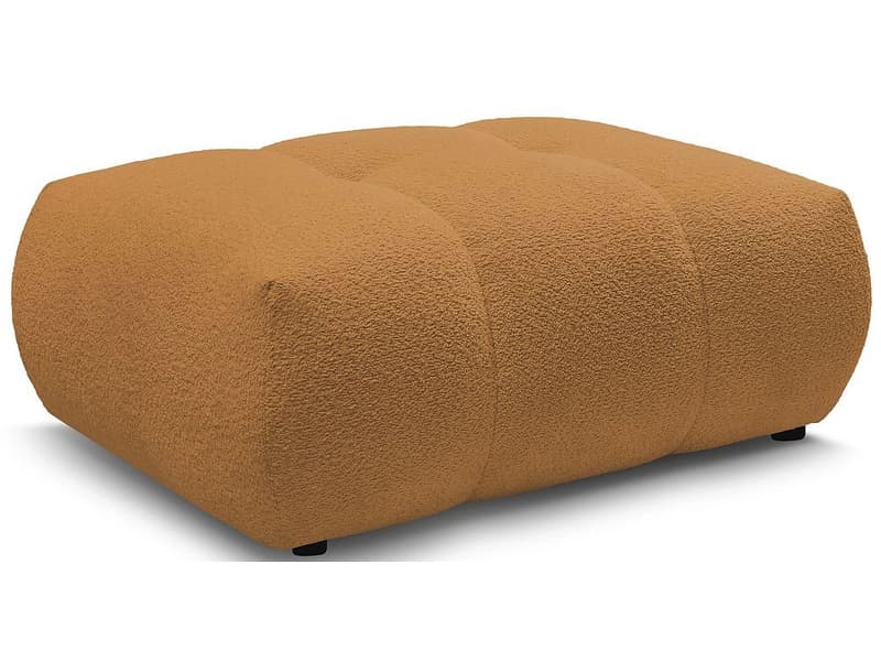 Hocker BOBOCHIC FUJI 80x112x44cm boucle-stoff gelb