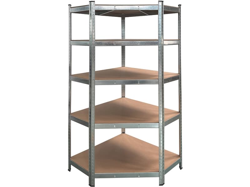 Schwerlastregal CLEVER 90x90x180cm edelstahl dekor