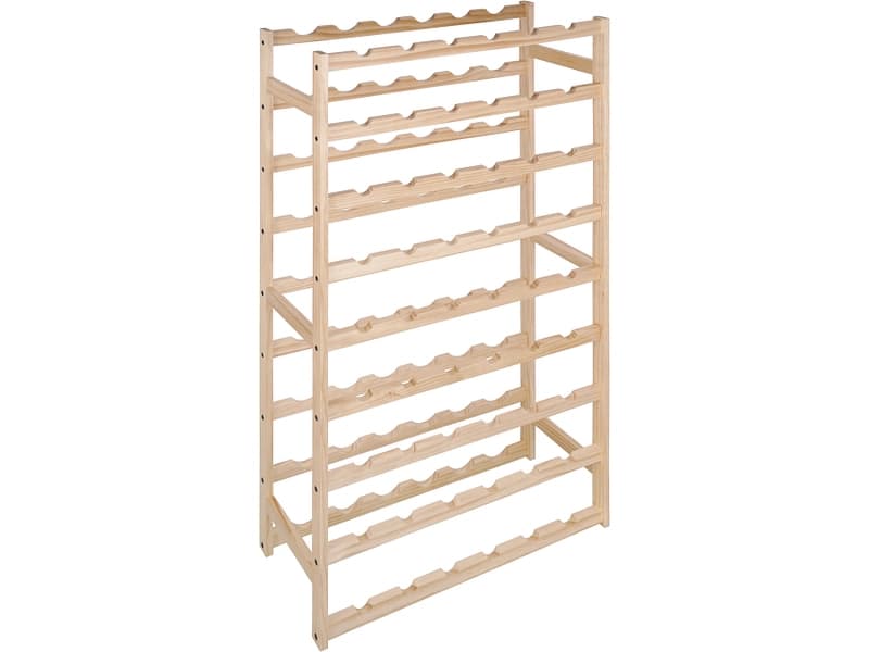 Flaschenregal WINE 67.5x25x118cm massives holz massives holz