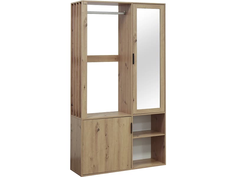 Garderobe LINEA 100x33x190cm artisan eiche