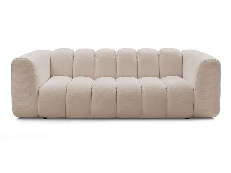 3er Sofa BOBOCHIC TALIA Stoff chiniert beige