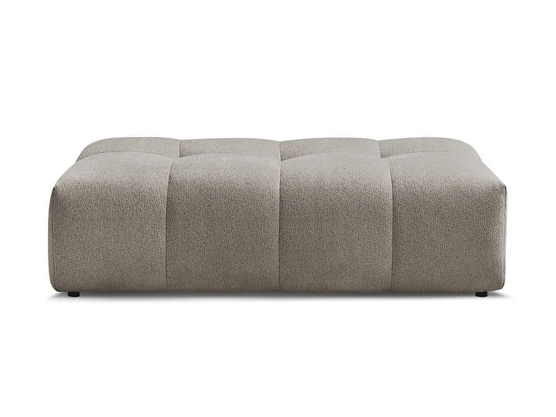 Hocker BOBOCHIC EVEREST 70x140x40cm stoff chiniert taupe
