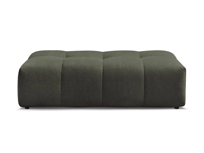 Hocker BOBOCHIC EVEREST 70x140x40cm stoff chiniert grün