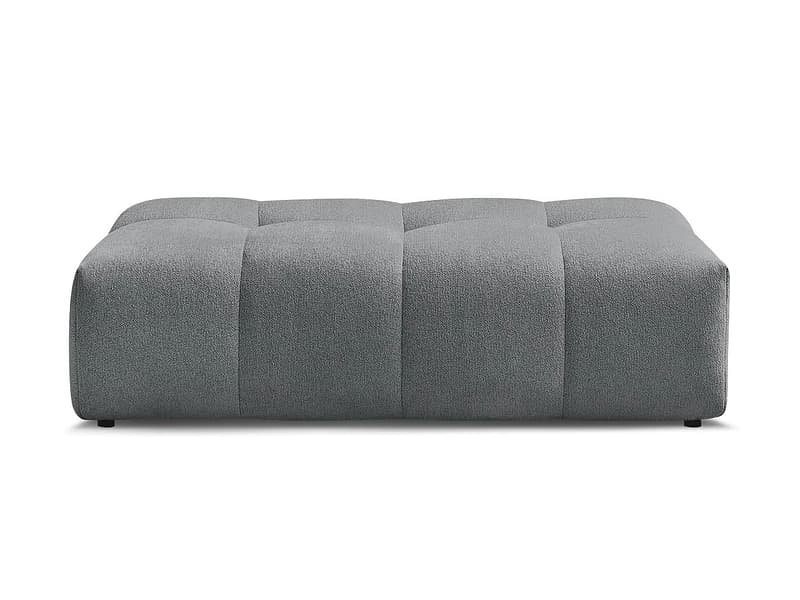 Hocker BOBOCHIC EVEREST 70x140x40cm stoff chiniert dunkelgrau