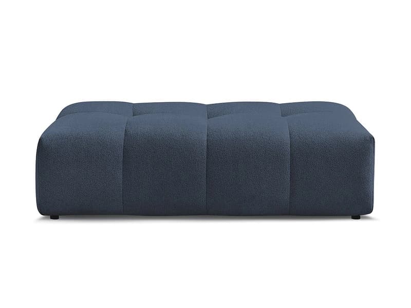 Hocker BOBOCHIC EVEREST 70x140x40cm stoff chiniert dunkelblau