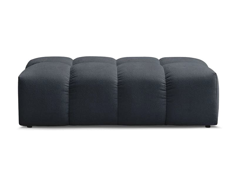 Hocker BOBOCHIC EVEREST 70x140x40cm stoff chiniert dunkelblau