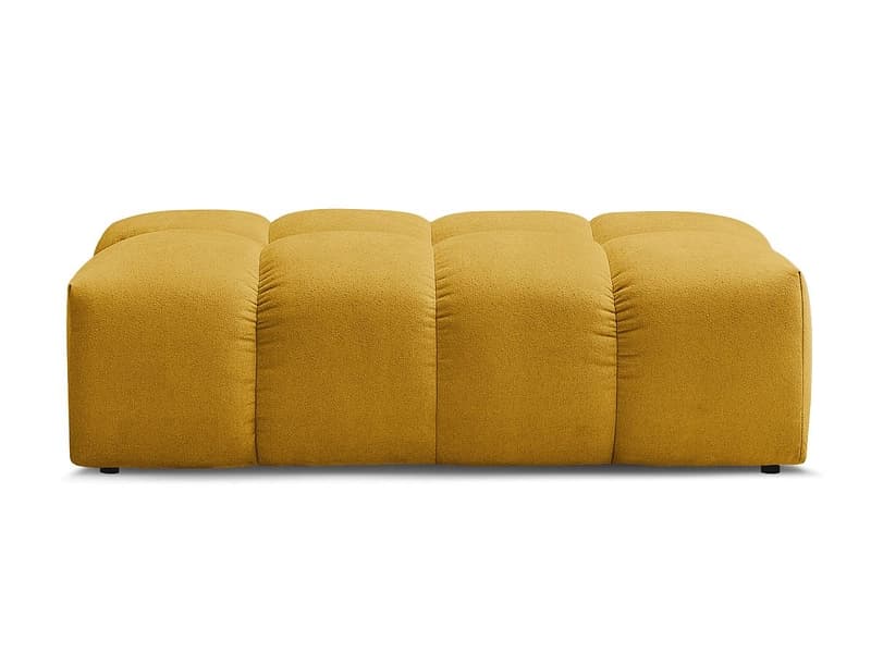 Hocker BOBOCHIC EVEREST 70x140x40cm stoff chiniert gelb