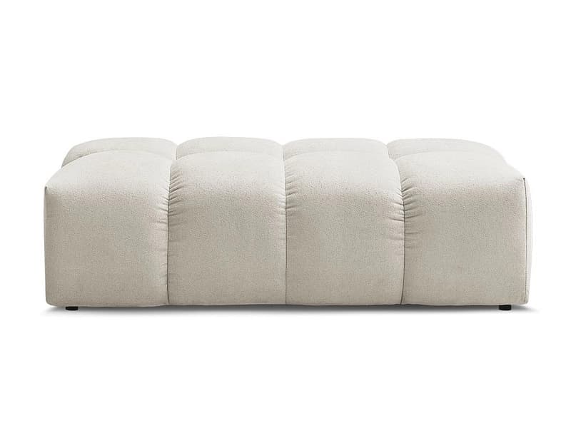Hocker BOBOCHIC EVEREST 70x140x40cm stoff chiniert beige