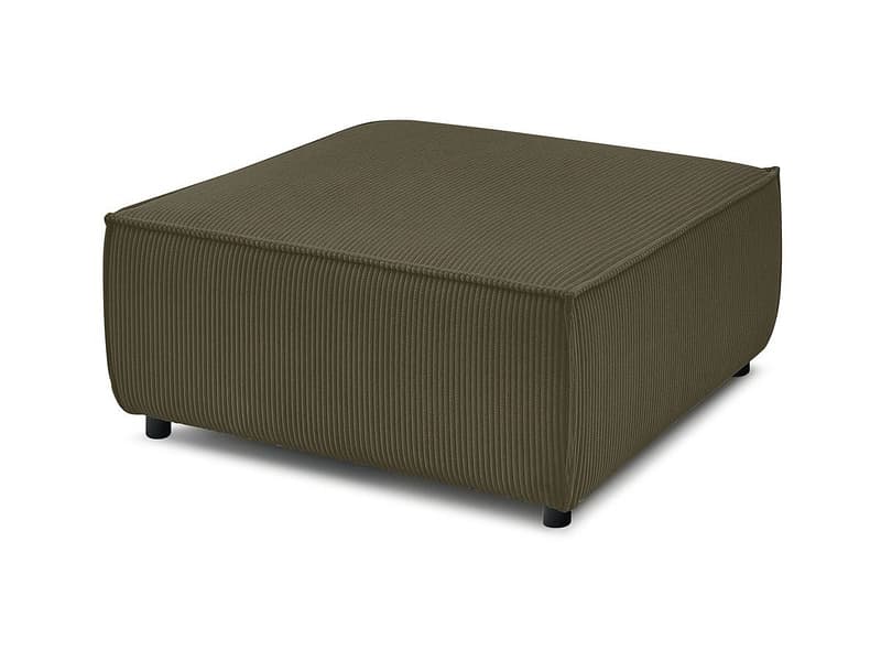 Hocker BOBOCHIC NIHAD 100x100x44cm cord-stoff grün