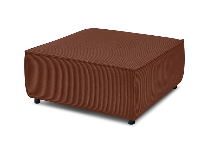 Hocker BOBOCHIC NIHAD 100x100x44cm cord-stoff orange