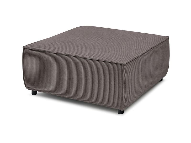 Hocker BOBOCHIC NIHAD 100x100x44cm cord-stoff rotbraun
