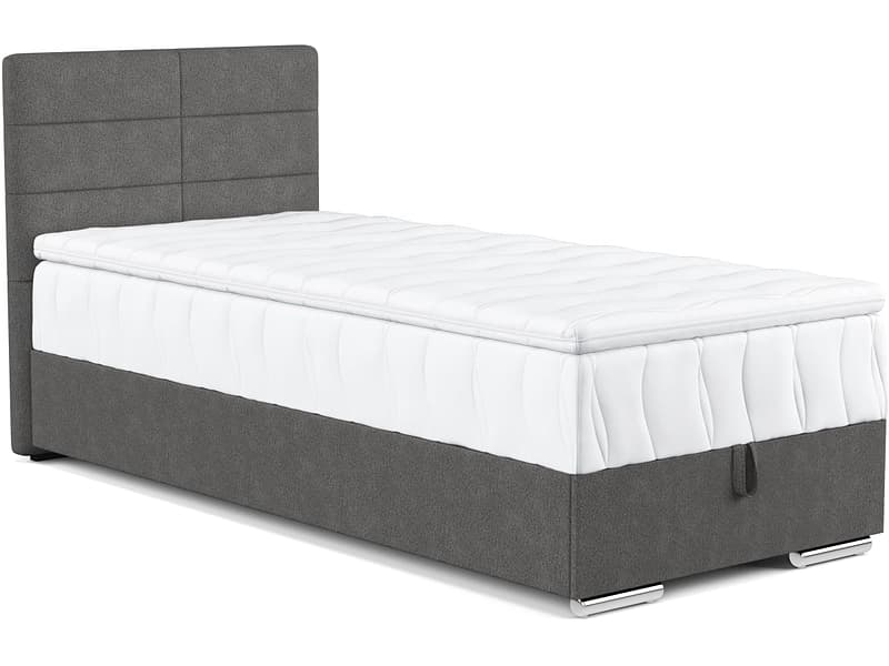 Kastenbett BEN II grau 90x200cm weich