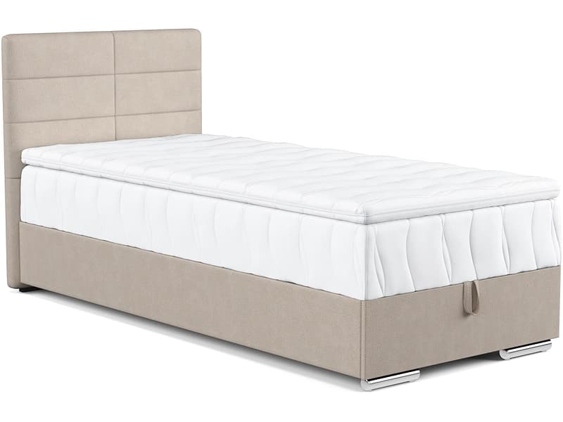 Kastenbett BEN II beige 90x200cm weich