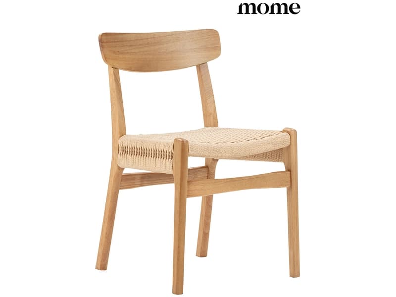 MOME Stuhl BIEL Seil eiche