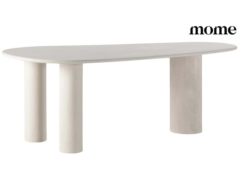 MOME Tisch DAILA 201x100x76cm cremefarben