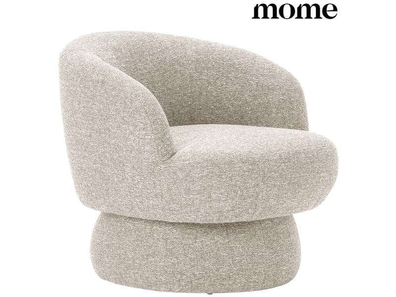 MOME Stuhl DALI Stoff beige drehsitz