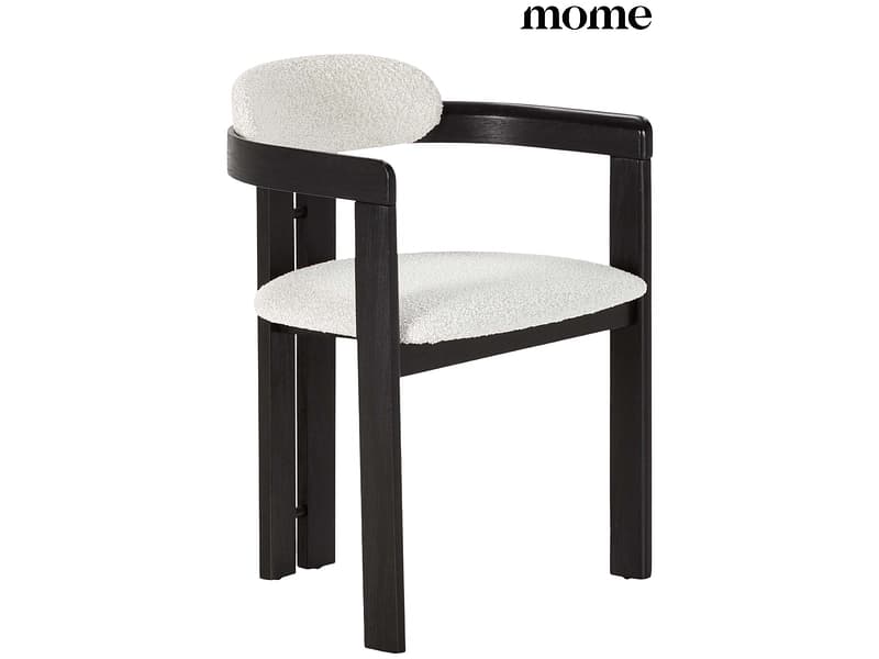 MOME Stuhl EIDEN Stoff schwarz
