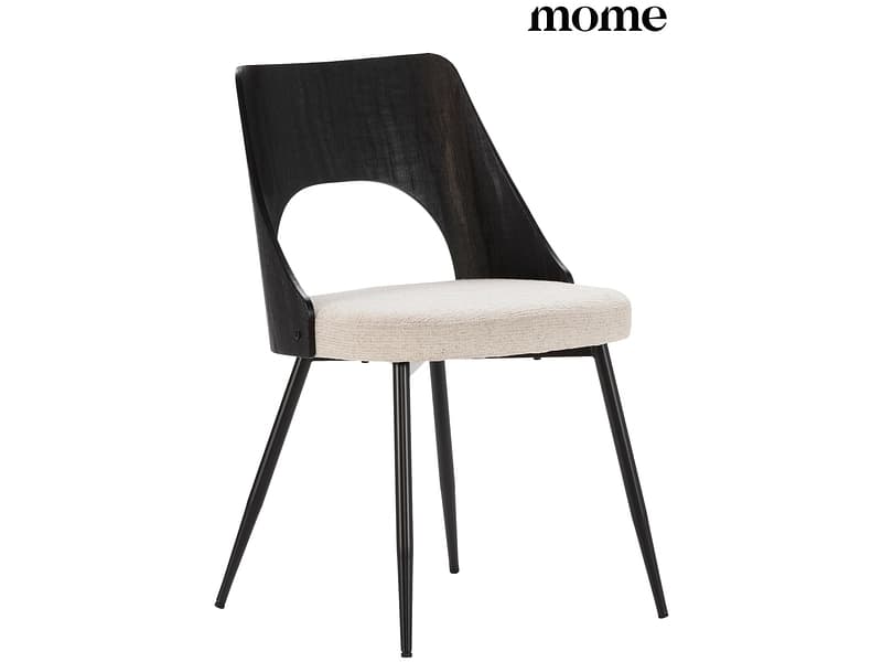 MOME Stuhl GILDA Stoff schwarz