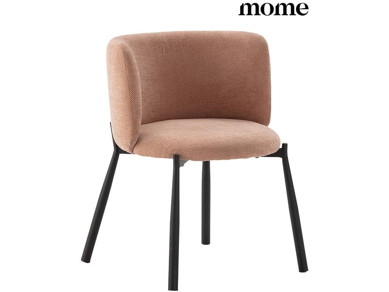 MOME Stuhl GINNY Stoff koralle