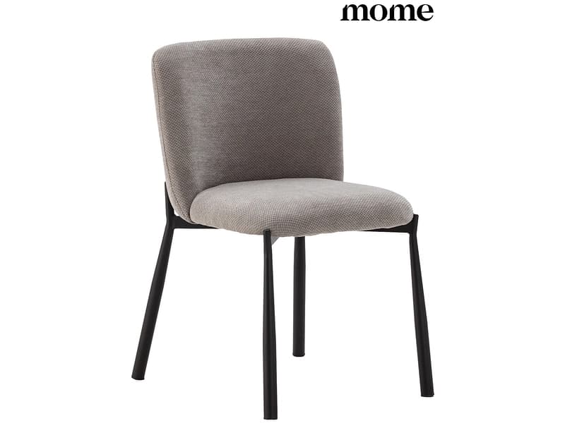MOME Stuhl GINNY Stoff grau
