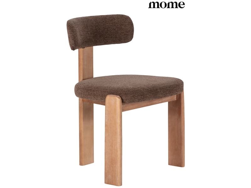 MOME Stuhl NADIA Stoff rotbraun