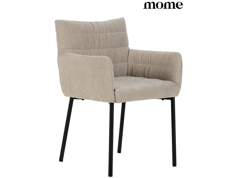 MOME Stuhl NAOMI Stoff beige