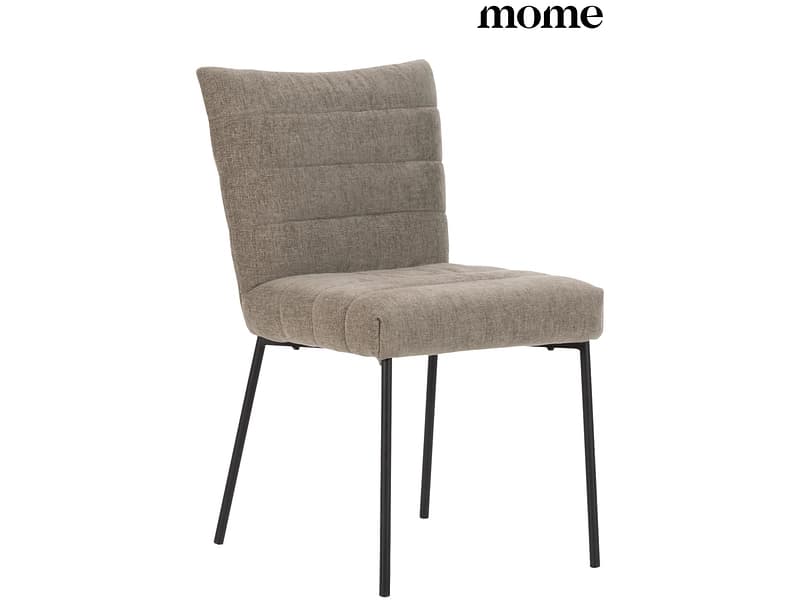 MOME Stuhl NAOMI Stoff mokka