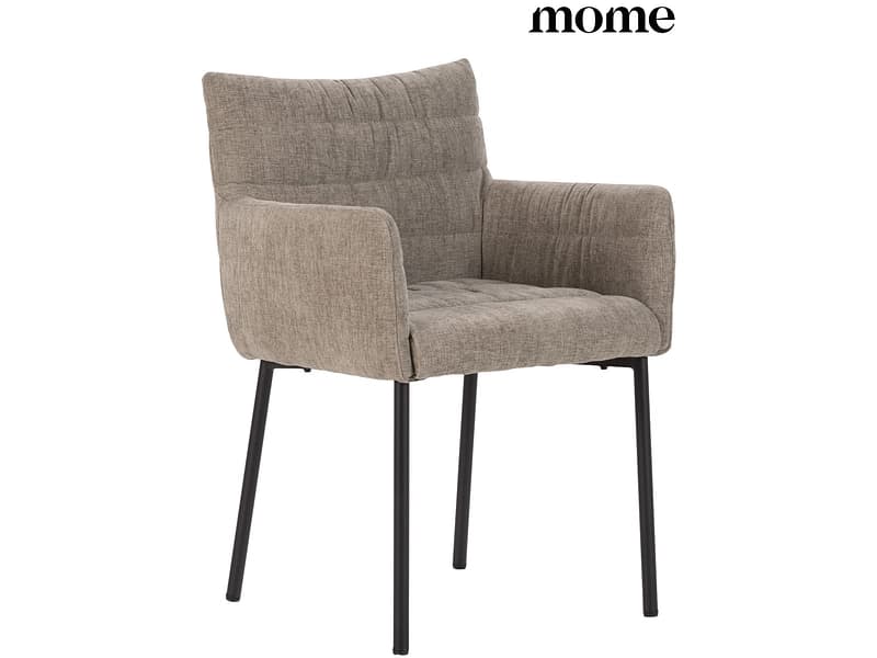MOME Stuhl NAOMI Stoff mokka