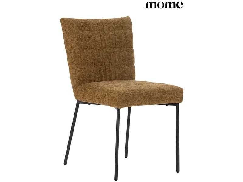 MOME Stuhl NAOMI Stoff rotbraun