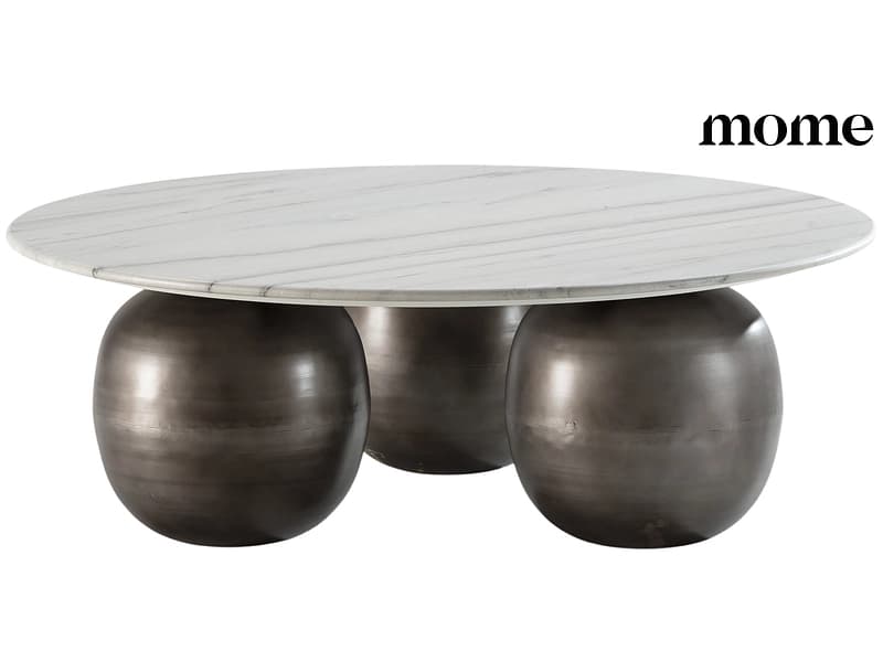 MOME Couchtish TANYA 120x120x40cm weiss